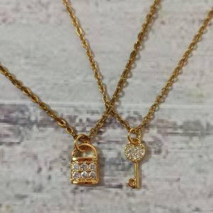 Collares candado y llave